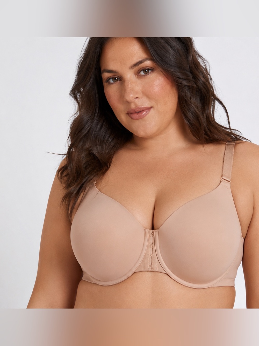 Torrid 360 Back Smoothing T-Shirt Bra Nude 40F NWT